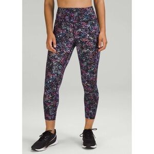 ululemon Fast and Free High-Rise Tight 25" Floral Spray Multi Size 10